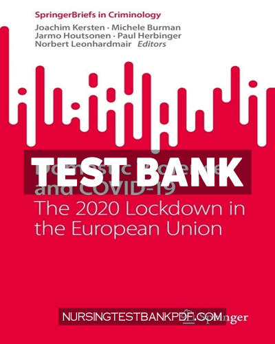 9783031153358-TEST-BANK Test Bank for Domestic Violence and COVID 19 by Springer