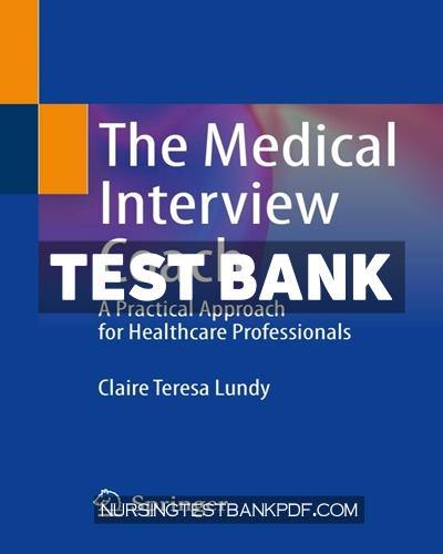 9783031163210-TEST-BANK Test Bank for The Medical Interview Coach by Lundy