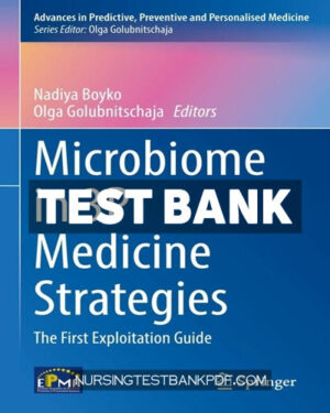 Test Bank for Microbiome in 3P Medicine Strategies by Springer