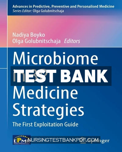 9783031195648-TEST-BANK Test Bank for Microbiome in 3P Medicine Strategies by Springer