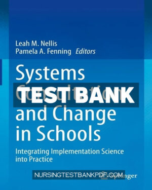 Test Bank for Systems Consultation and Change in Schools by Springer
