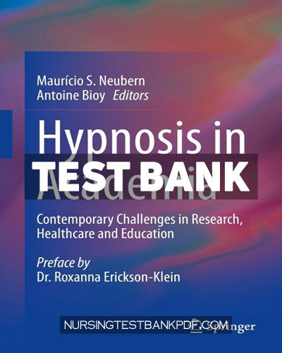 9783031228759-TEST-BANK Test Bank for Hypnosis in Academia by Springer