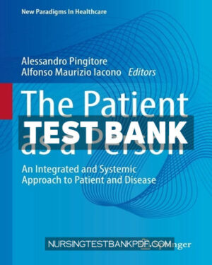 Test Bank for The Patient as a Person by Springer