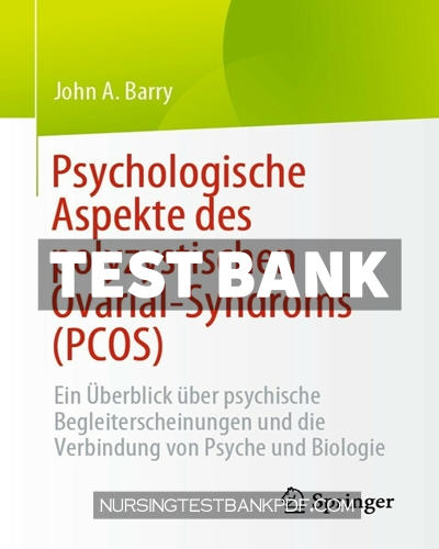 9783031244612-TEST-BANK Test Bank for Psychologische Aspekte des polyzystischen Ovarial Syndroms (PCOS) by Barry