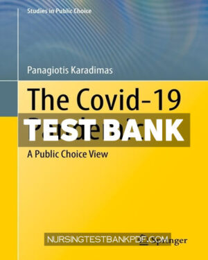 Test Bank for The Covid 19 Pandemic by Karadimas