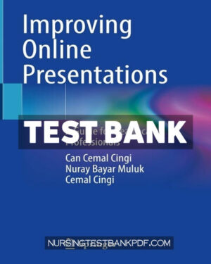 Test Bank for Improving Online Presentations by Cingi