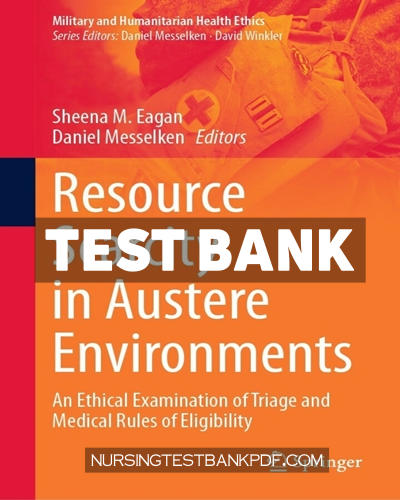 9783031290596-TEST-BANK Test Bank for Resource Scarcity in Austere Environments by Springer