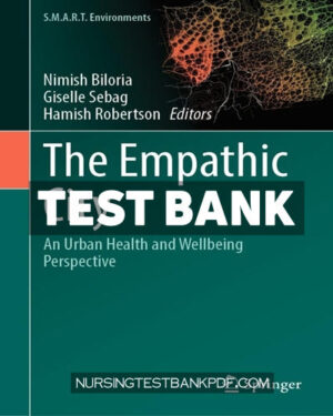 Test Bank for The Empathic City by Springer