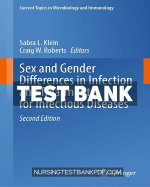Test Bank for Sex and Gender Differences in Infection and Treatments for Infectious Diseases 2nd Edition by Springer