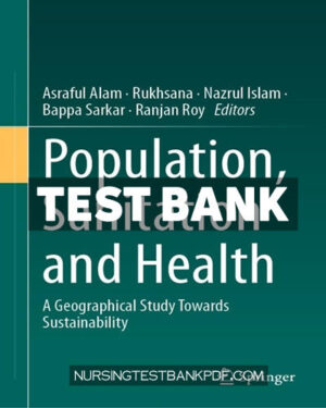 Test Bank for Population Sanitation and Health by Springer