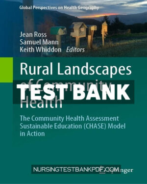 Test Bank for Rural Landscapes of Community Health by Springer