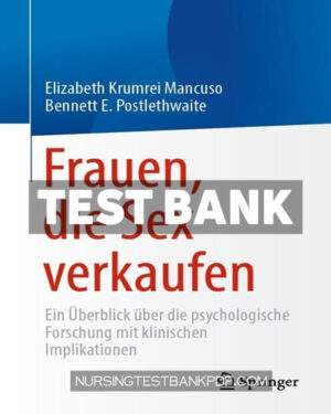 Test Bank for Frauen die Sex verkaufen by Krumrei Mancuso