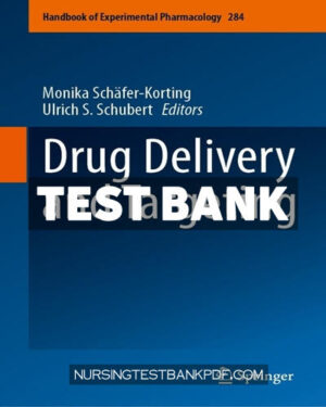 Test Bank for Drug Delivery and Targeting by Springer