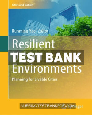 Test Bank for Resilient Urban Environments by Springer