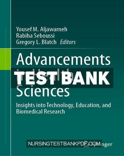 9783031577734-TEST-BANK Test Bank for Advancements in Health Sciences by Springer