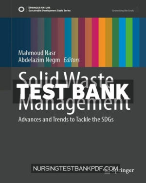 Test Bank for Solid Waste Management by Springer