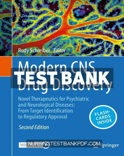 9783031619922-TEST-BANK Test Bank for Modern CNS Drug Discovery 2nd Edition by Springer