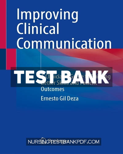 9783031624469-TEST-BANK Test Bank for Improving Clinical Communication by Gil Deza
