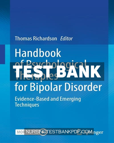 9783031633492-TEST-BANK Test Bank for Handbook of Psychological Therapies for Bipolar Disorder by Springer