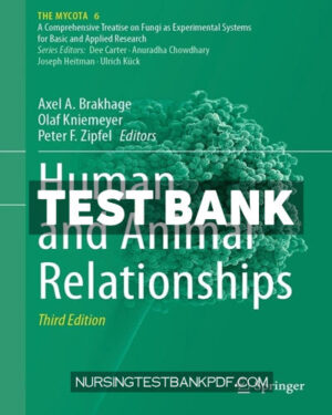 Test Bank for Human and Animal Relationships 3rd Edition by Brakhage