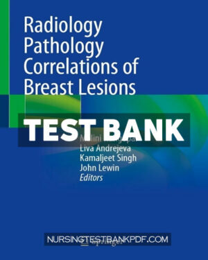 Test Bank for Radiology Pathology Correlations of Breast Lesions by Springer