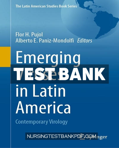 9783031684197-TEST-BANK Test Bank for Emerging Viruses in Latin America by Springer