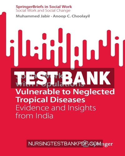 9783031689970-TEST-BANK Test Bank for Social Work with Populations Vulnerable to Neglected Tropical Diseases by Jabir
