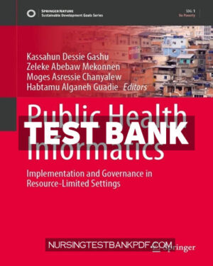 Test Bank for Public Health Informatics by Springer