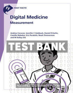 Test Bank for Fast Facts - Digital Medicine by Coravos