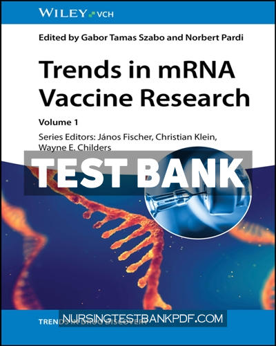 9783527838387-TEST-BANK Test Bank for Trends in mRNA Vaccine Research 1st Edition by Szabo