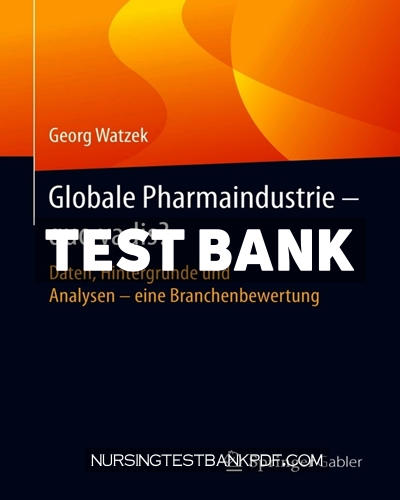 9783658301125-TEST-BANK Test Bank for Globale Pharmaindustrie quo vadis? by Watzek