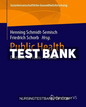 Test Bank for Public Health by Springer