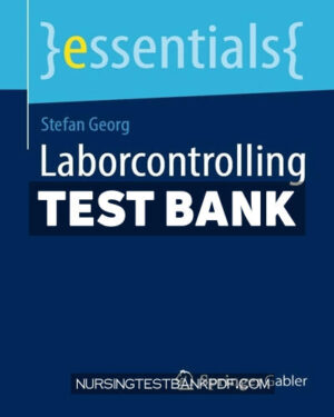 Test Bank for Laborcontrolling by Georg