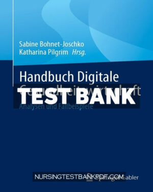 Test Bank for Handbuch Digitale Gesundheitswirtschaft by Springer