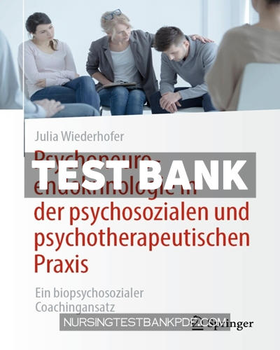 9783658424640-TEST-BANK Test Bank for Psychoneuroendokrinologie in der psychosozialen und psychotherapeutischen Praxis by Wiederhofer