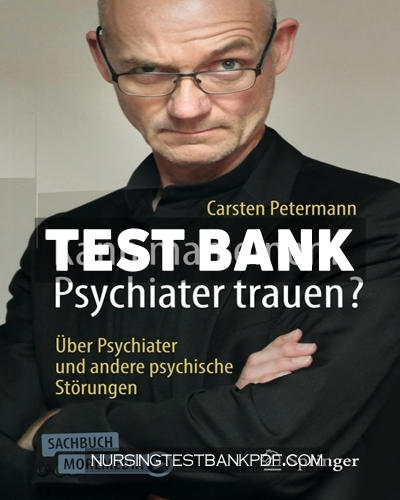 9783662590744-TEST-BANK Test Bank for Kann man einem Psychiater trauen? by Petermann
