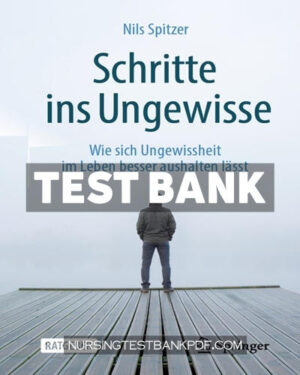 Test Bank for Schritte ins Ungewisse by Spitzer