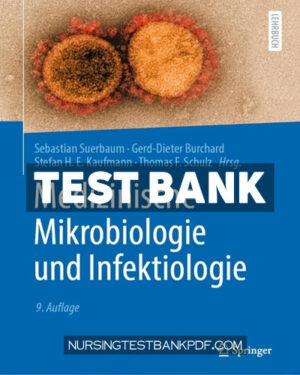Test Bank for Medizinische Mikrobiologie und Infektiologie 9th Edition by Suerbaum