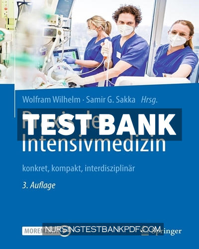 9783662645420-TEST-BANK Test Bank for Praxis der Intensivmedizin 3rd Edition by Springer