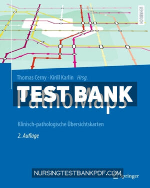 Test Bank for PathoMaps 2nd Edition by Springer