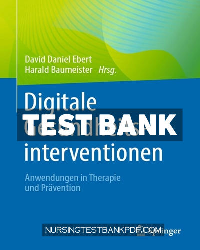 9783662658161-TEST-BANK Test Bank for Digitale Gesundheitsinterventionen by Springer