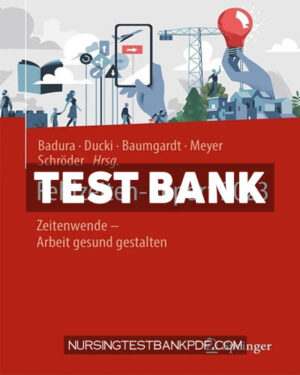 Test Bank for Fehlzeiten Report 2023 by Springer