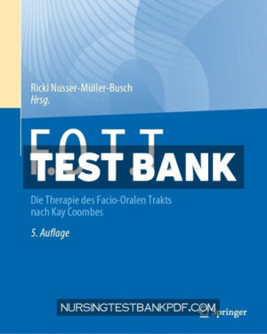 Test Bank for F O T T 5th Edition by Springer