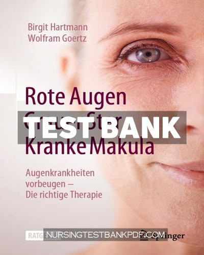 9783662676837-TEST-BANK Test Bank for Rote Augen Grauer Star Kranke Makula by Hartmann