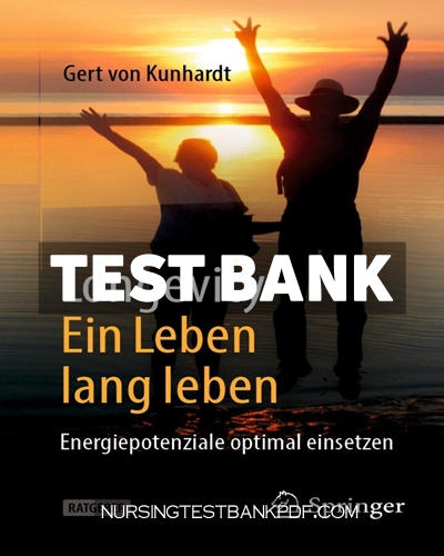 9783662697863-TEST-BANK Test Bank for Longevity - Ein Leben lang leben 2nd Edition by von Kunhardt