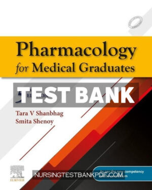 Test Bank for Pharmacology for Medical Graduates 5th Edition by Shanbhag
