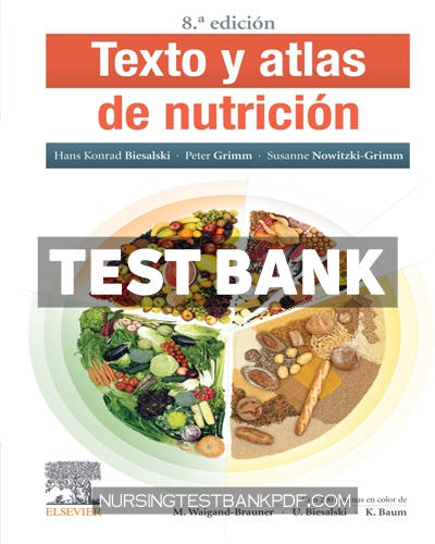 9788413820026-TEST-BANK Test Bank for Texto y atlas de nutrición 8th Edition by Biesalski