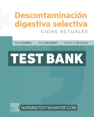 Test Bank for Descontaminación digestiva selectiva by Rommes
