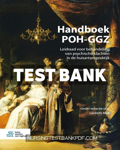 9789036828727-TEST-BANK Test Bank for Handboek POH GGZ 2nd Edition by Bohn Stafleu van Loghum