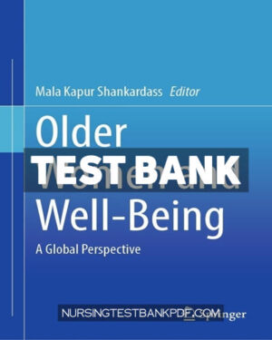 Test Bank for Older Women and Well Being by Springer